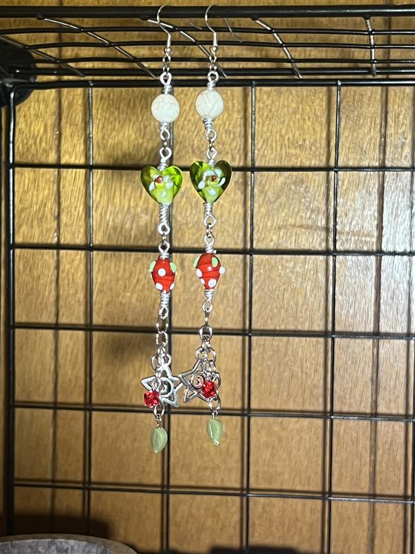 Moss & Magic Drop Earrings