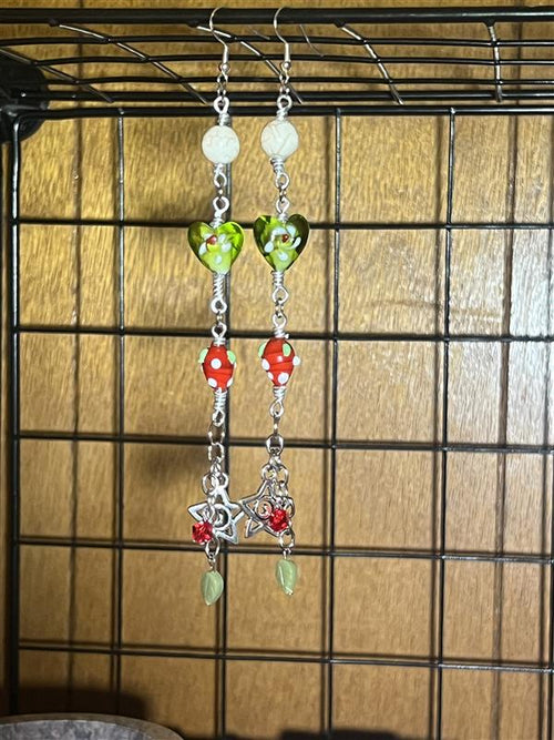 Moss & Magic Drop Earrings