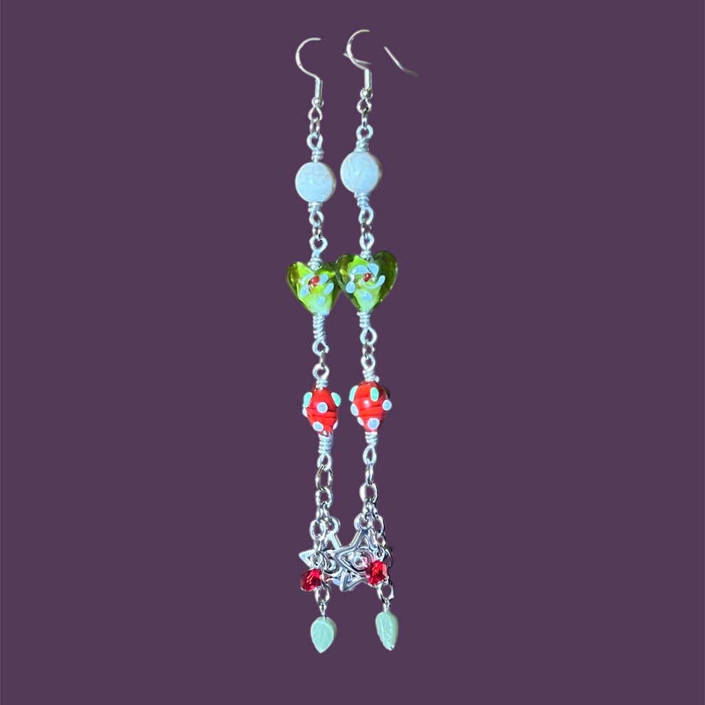 Moss & Magic Drop Earrings